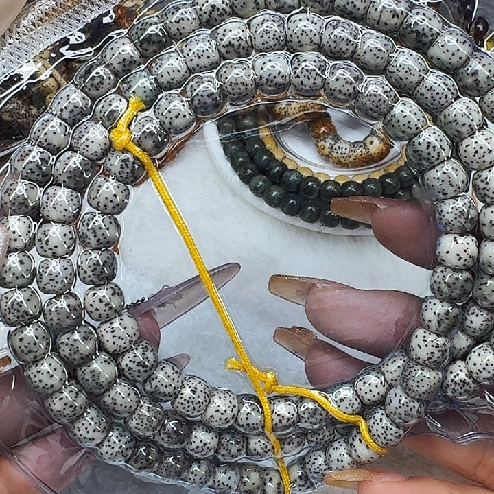 星月菩提手串365荣耀灰星月菩提87桶108