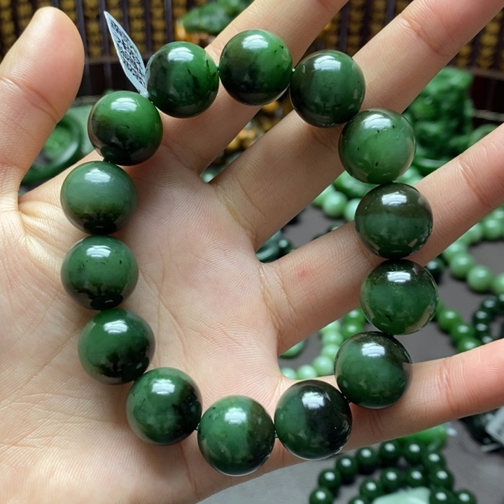 和田玉手串未镶嵌