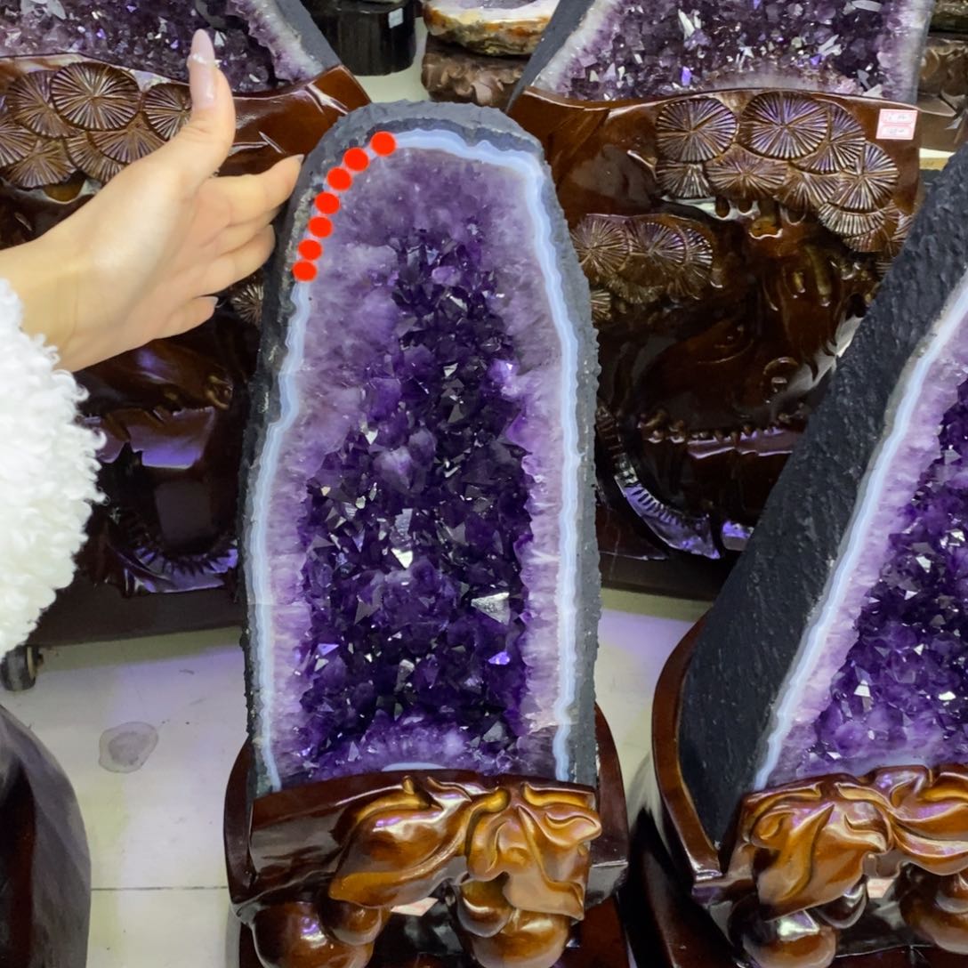 水晶摆件婷未镶嵌