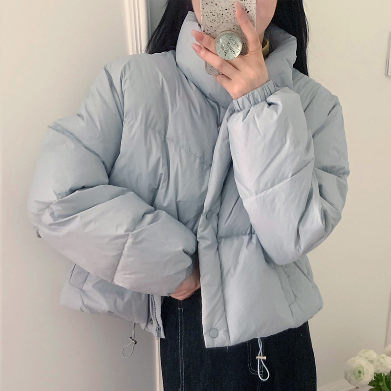 311新短款立领女羽绒服小个子加厚