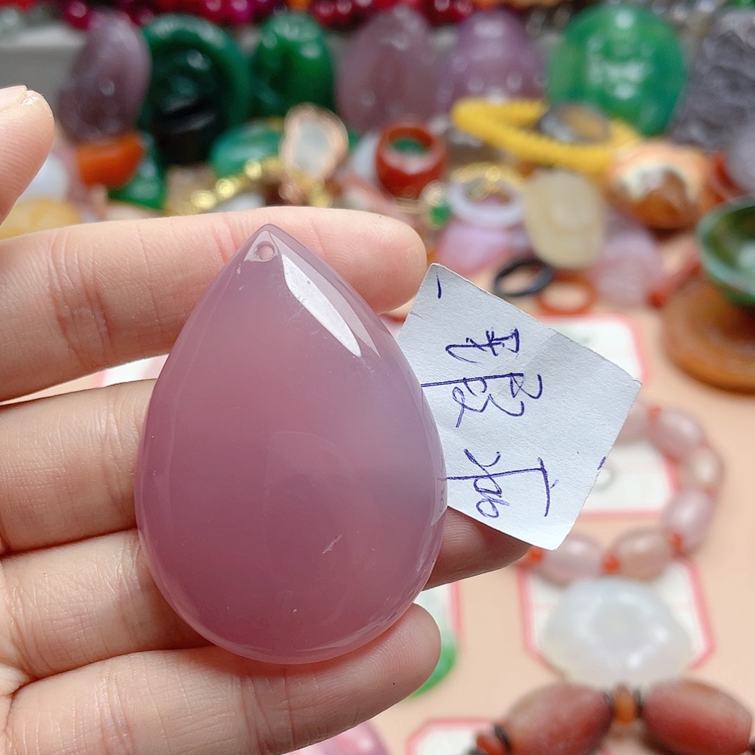 玛瑙/玉髓颈饰合金青**客