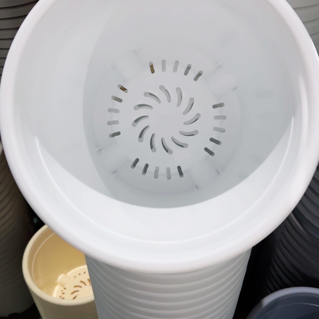 树脂四季4号10个无拖纯白