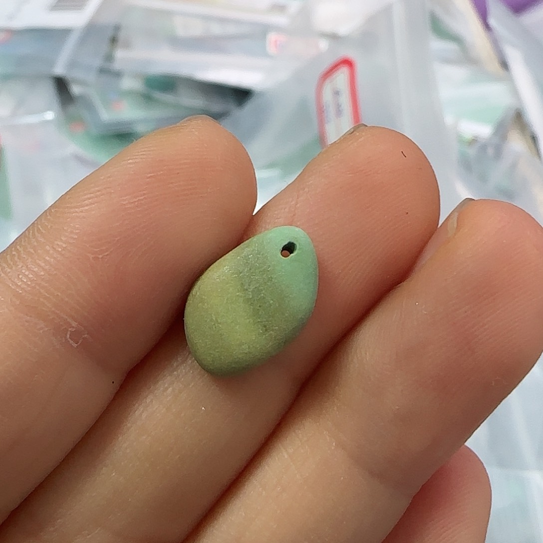 绿松石珠宝半成品未镶嵌