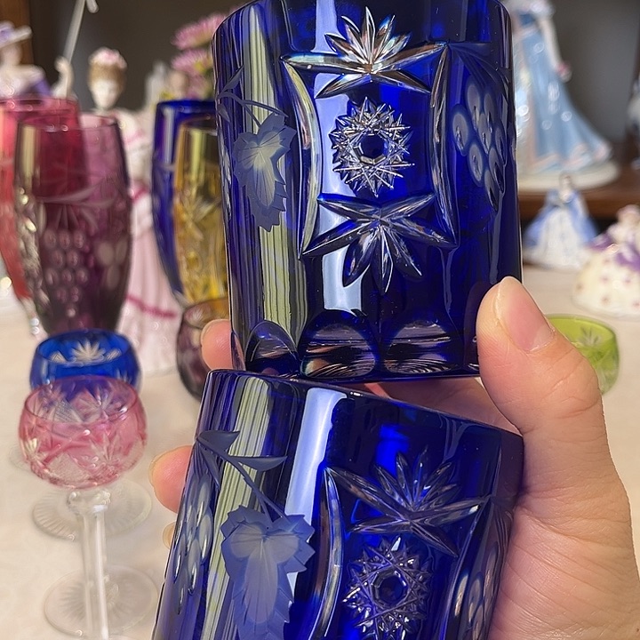 杯欧洲中古瓷器摆件