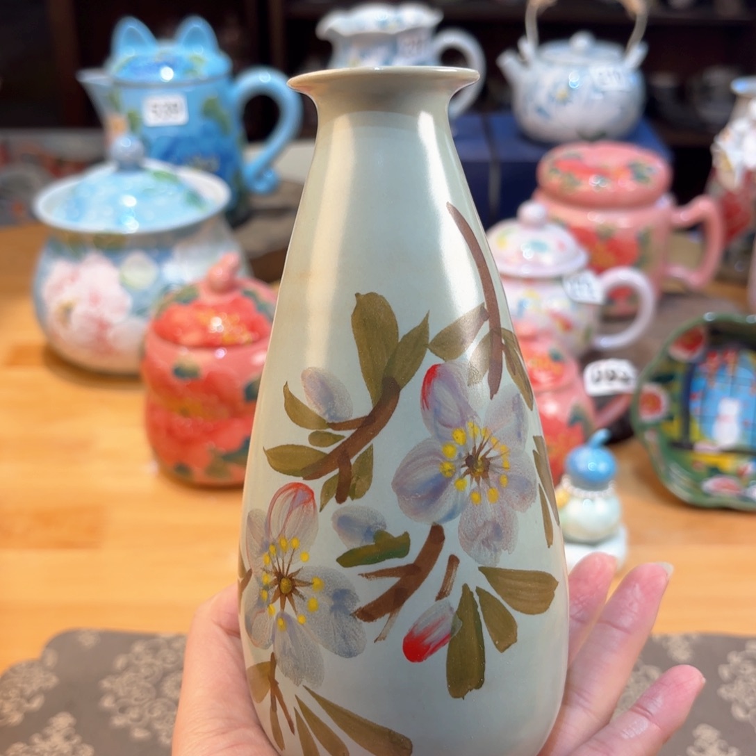 景德镇手绘高温釉下彩陶瓷茶具