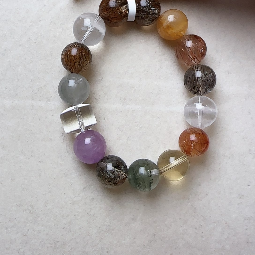 水晶手链未镶嵌团**妈大气上档次