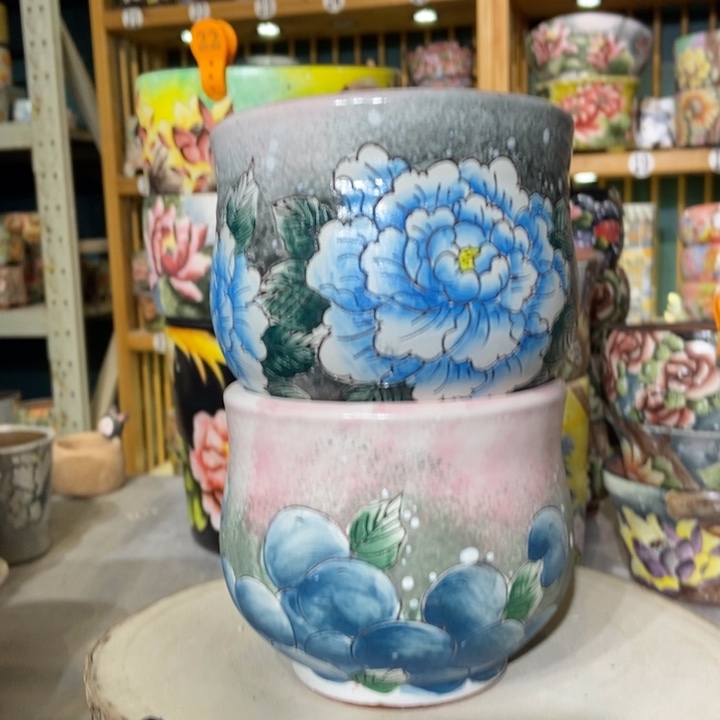 红陶景德镇艺术手绘作品