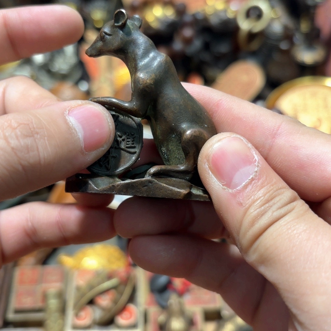 铜器摆件收收藏藏