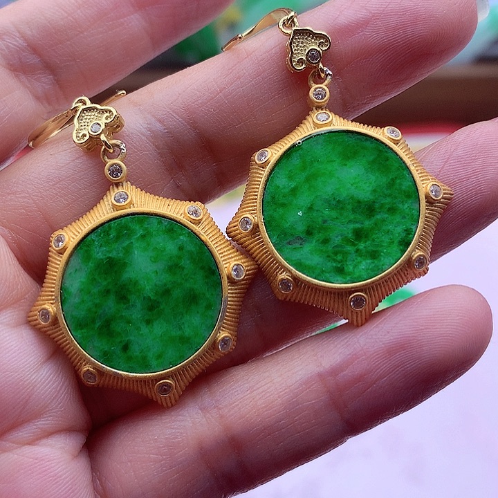 翡翠颈饰银S925镶嵌翡翠