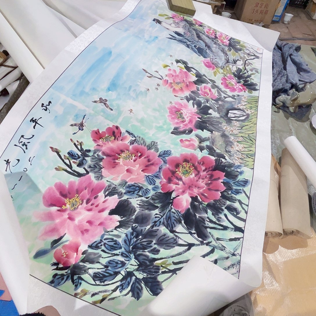 摆件，轴坏，破损，水渍都是正常的有拼接