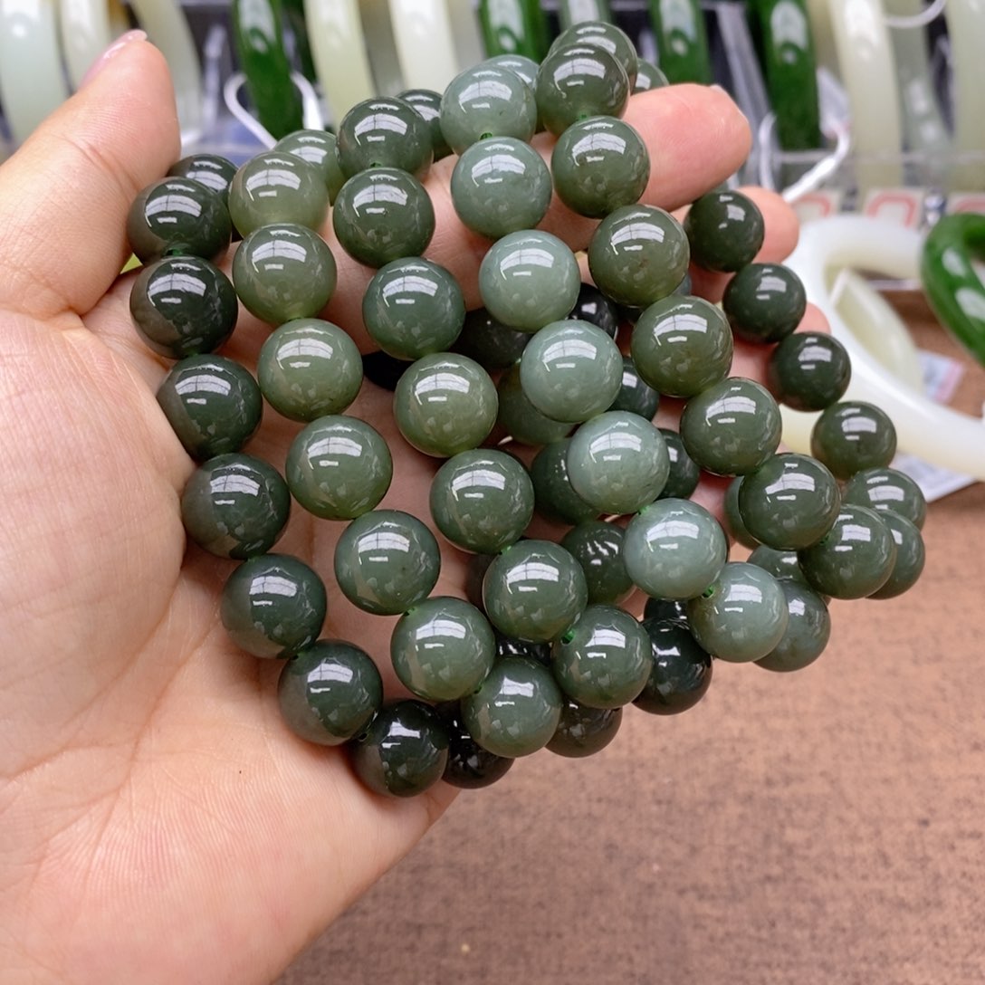 手串未镶嵌和田玉卡12