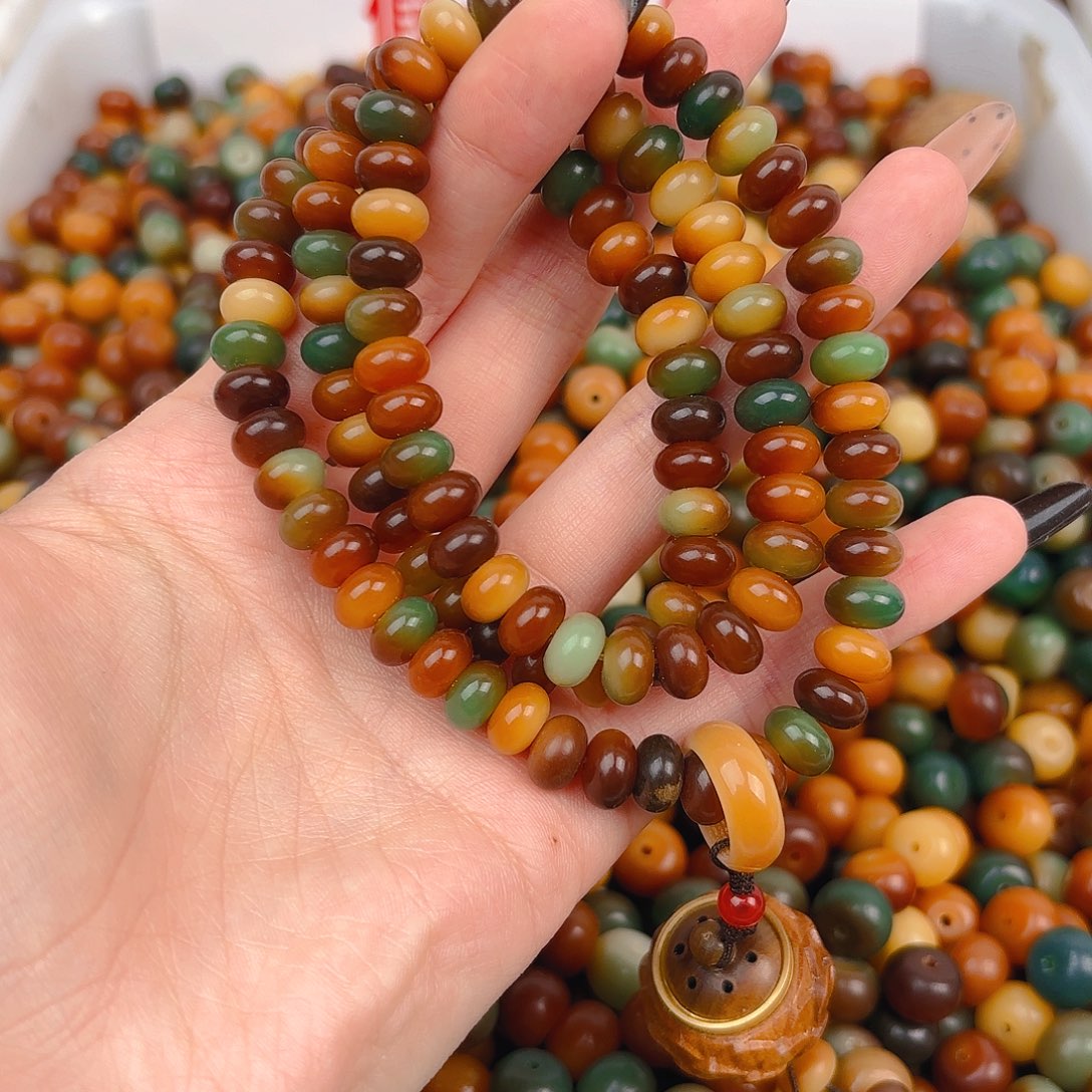 菩提根/象牙果吊坠小敦煌108