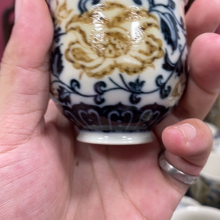 摆件景德镇陶瓷老陶下午场