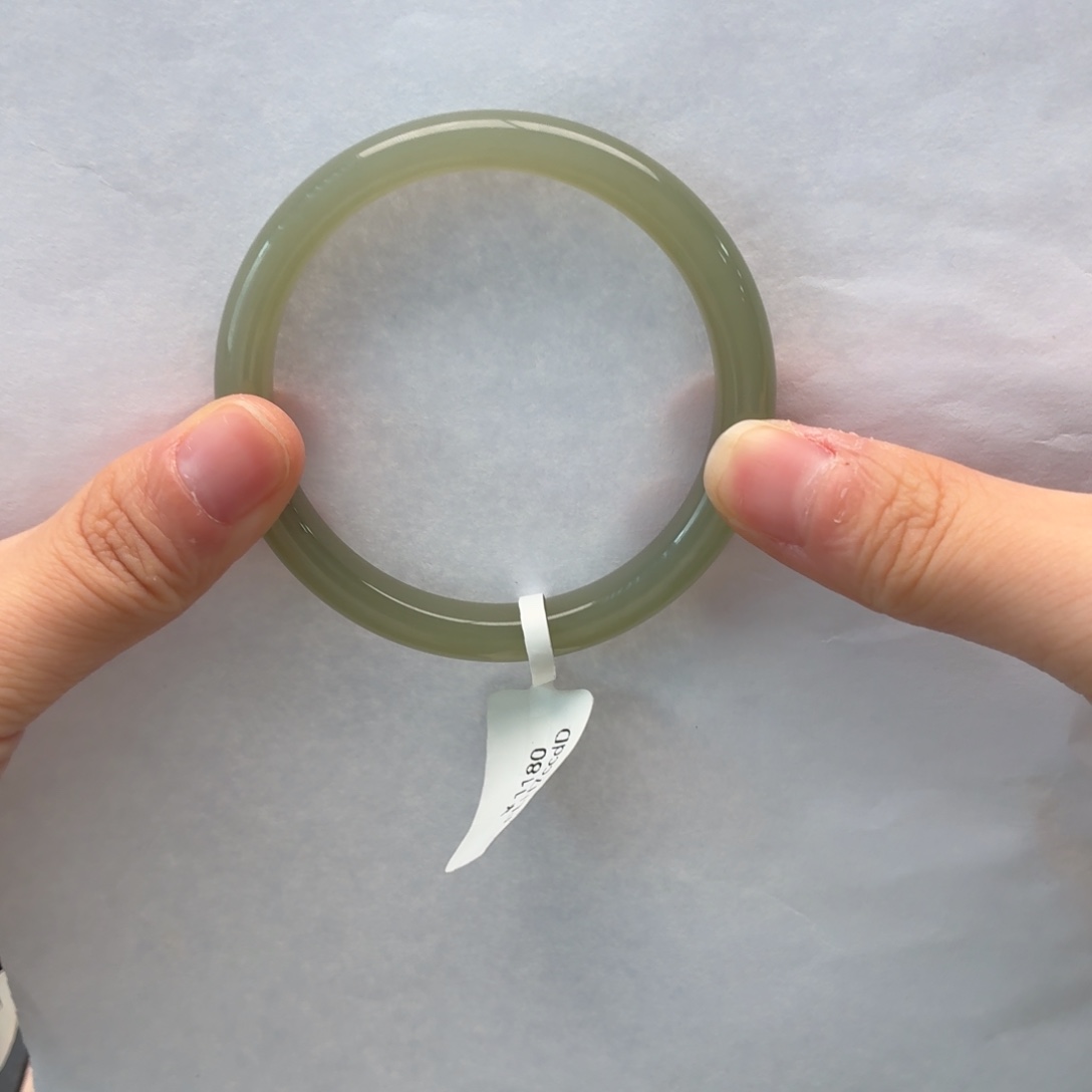 和田玉手镯未镶嵌51.2