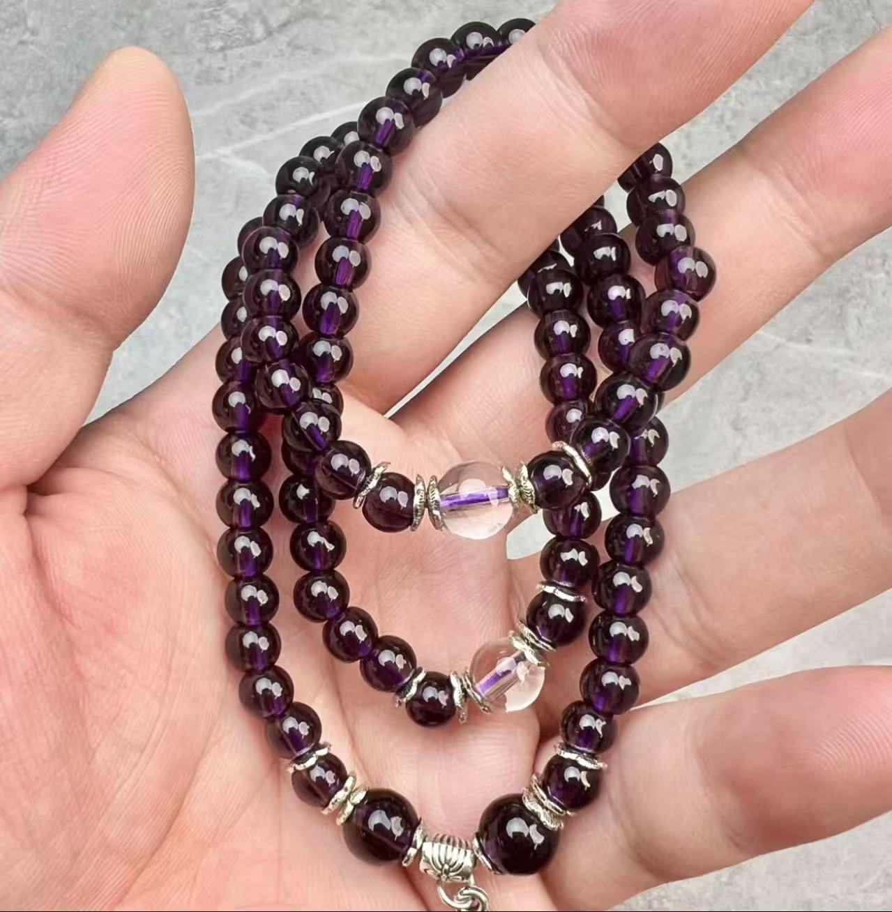 紫水多圈手串S1138