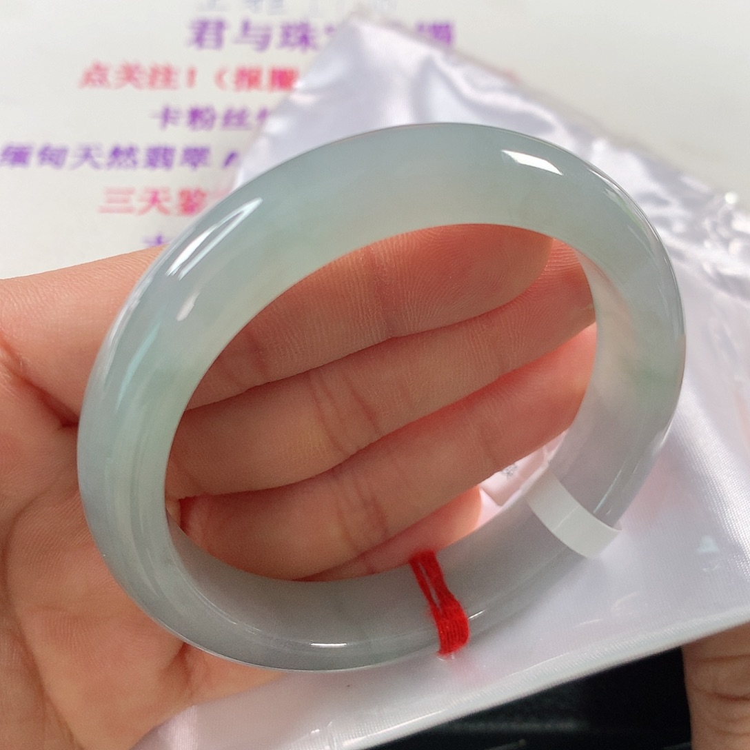 翡翠手镯未镶嵌 正圈①②④
