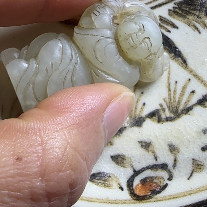 瓷片&****&新号开播童子挂件