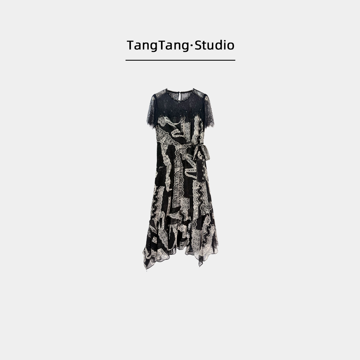 【TangTang·Studio】琉璃盏连衣裙2气质时尚休闲百搭连衣裙-123889