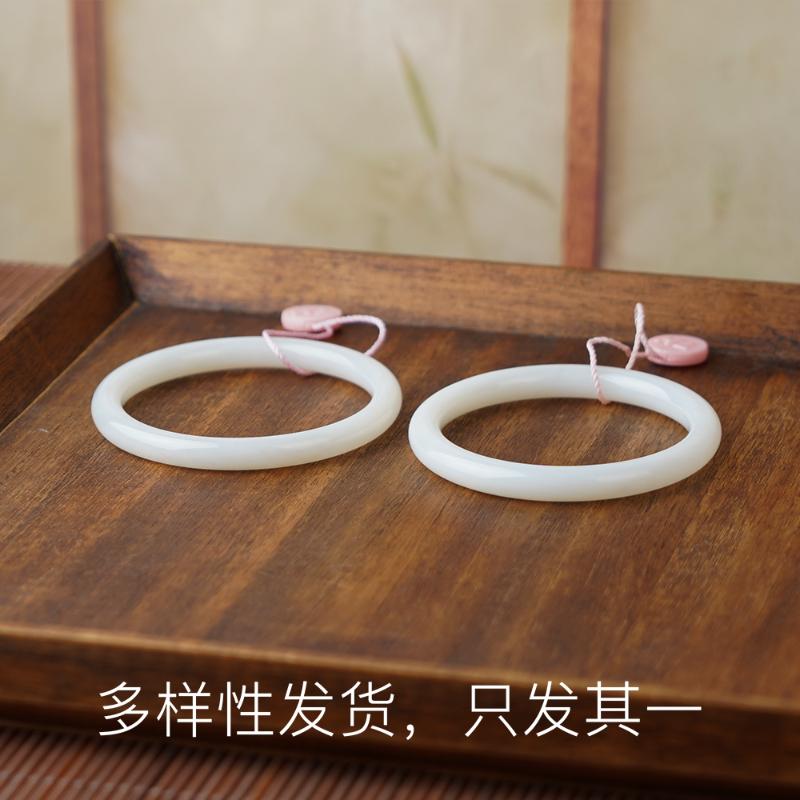 和田玉白玉手镯【多样性发货，发一件】