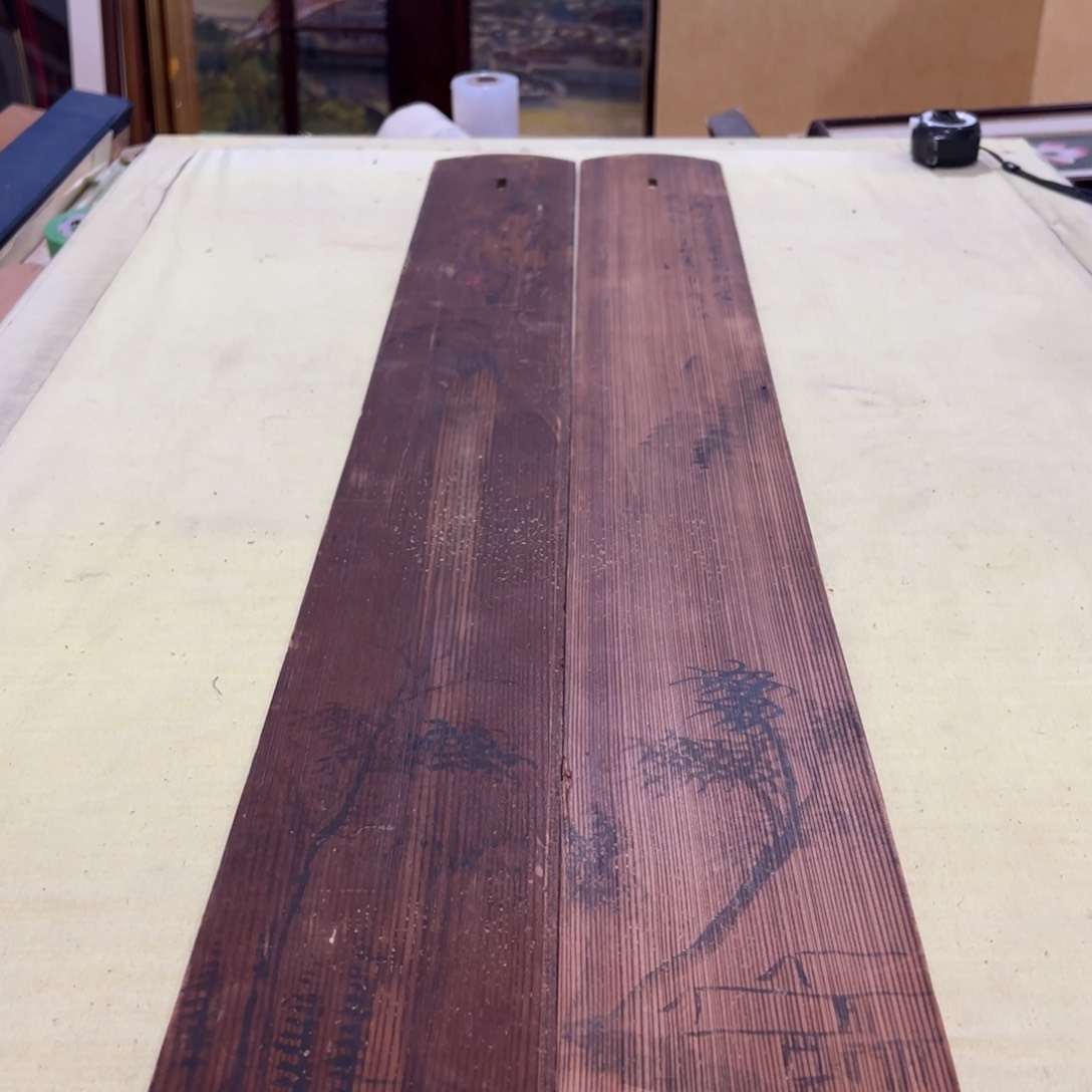 绘画明**舍屏风框画茶空间设计