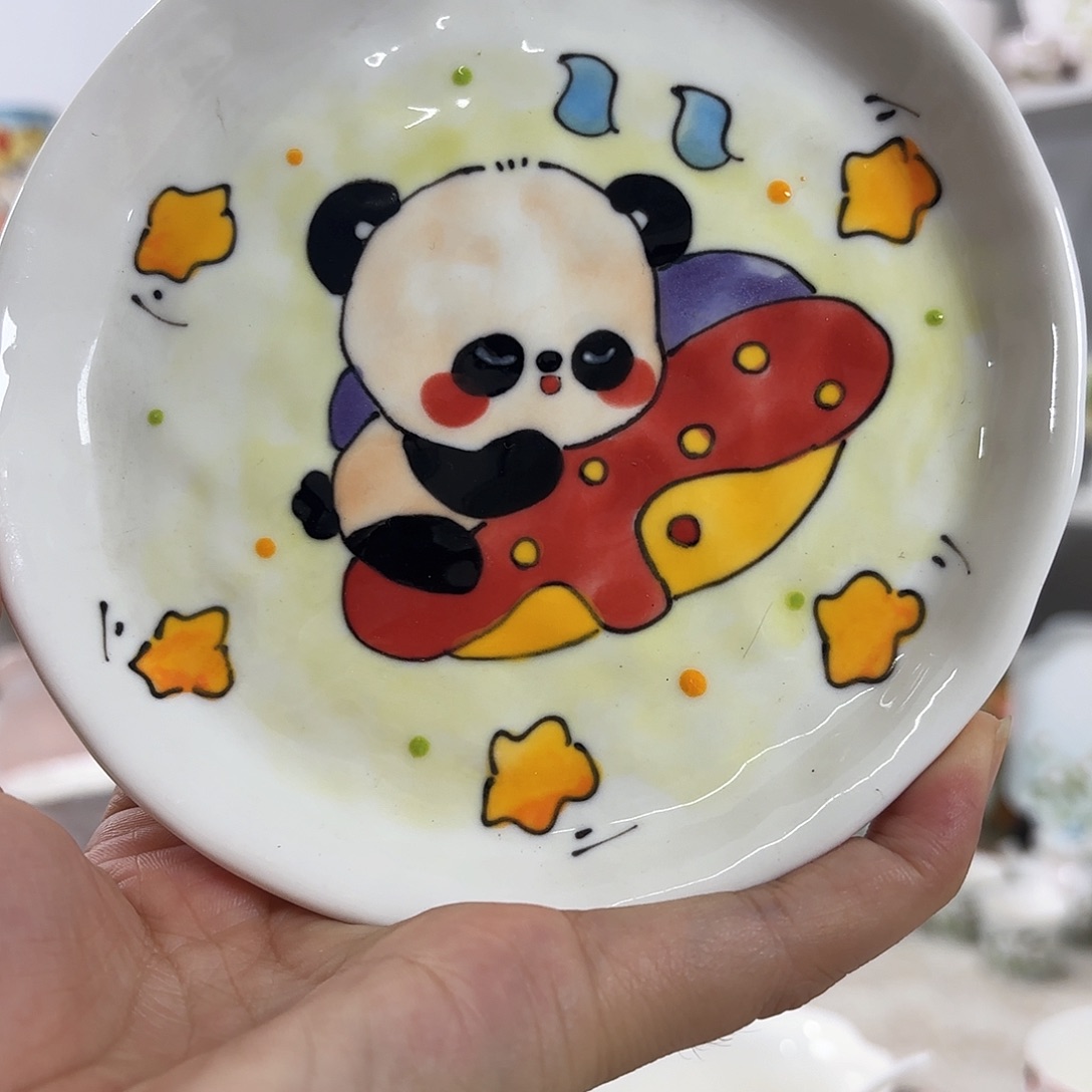 手绘高温釉下彩陶瓷