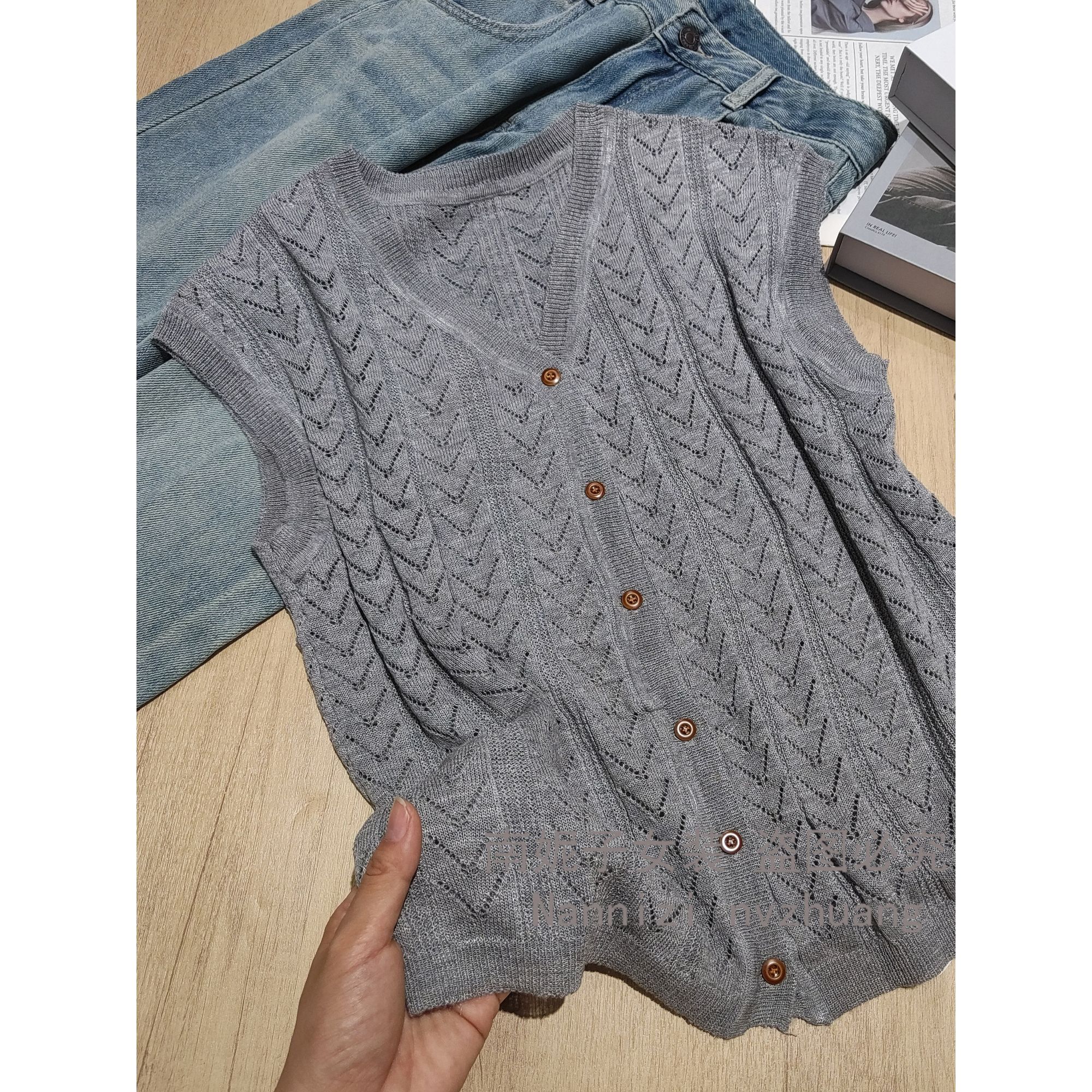 南妮子女装夏季百搭新款开衫时尚简约衣服直播间直播女装HLY6955