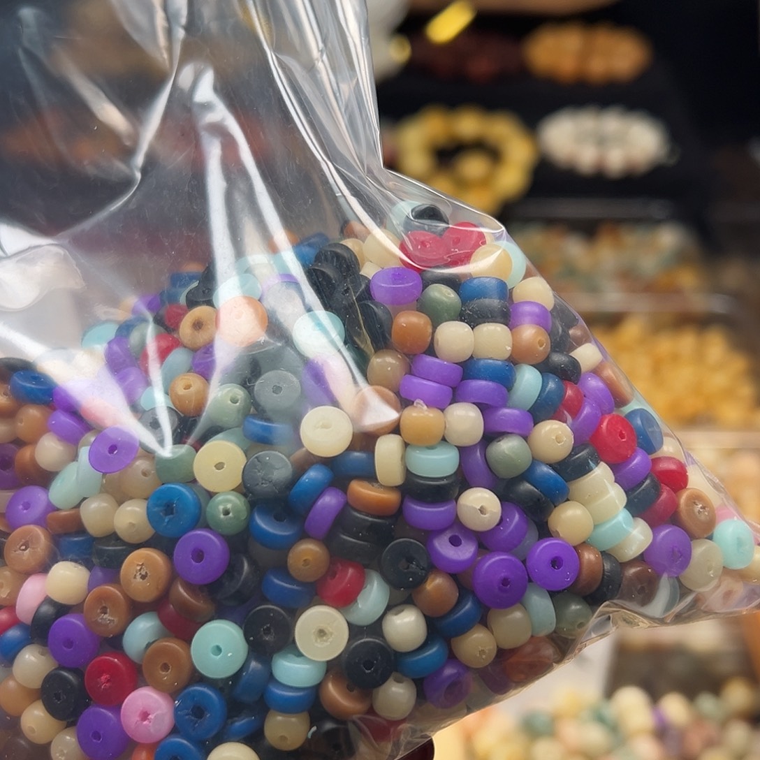 木***多手串菩提根/象牙果瑕疵隔片