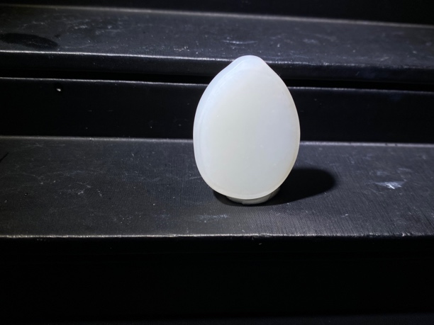 新疆和田玉平安无事小牌玉质非常细腻一级脂白