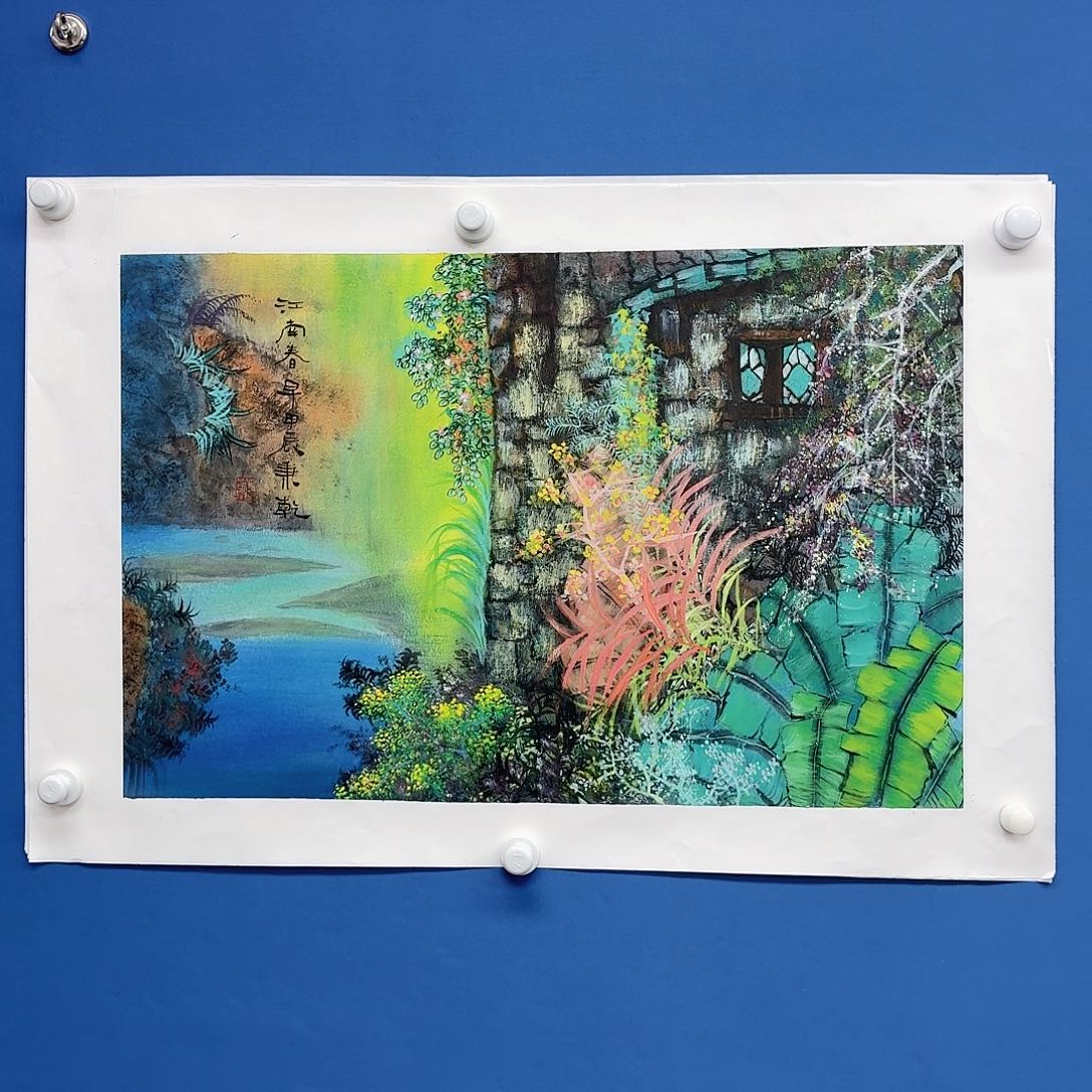 国画多次参加国内外书画