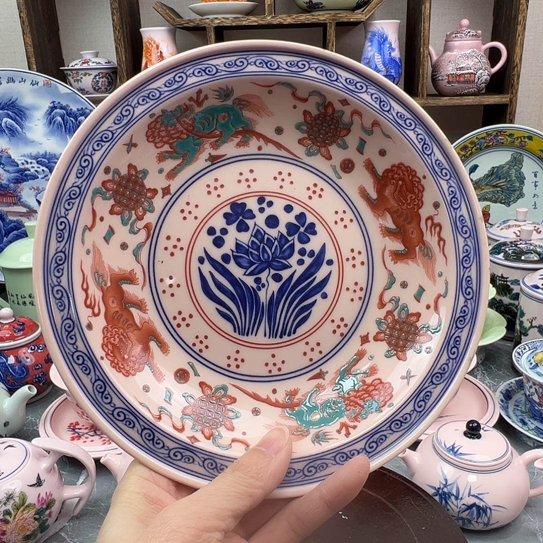 陶摆件景德镇陶瓷567老厂瓷52