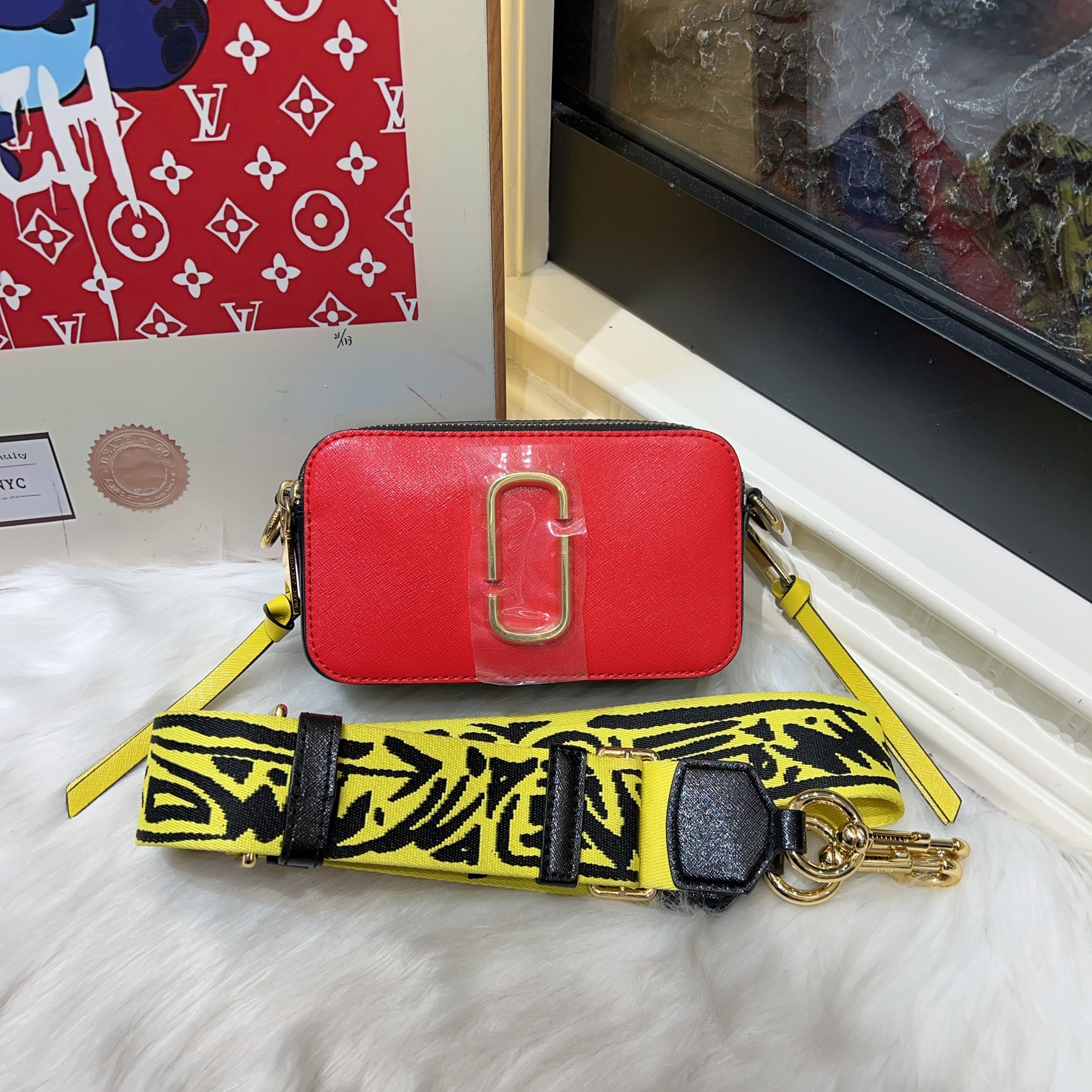 95新 Marc Jacobs/莫杰 mj相机包闲置成色a7077