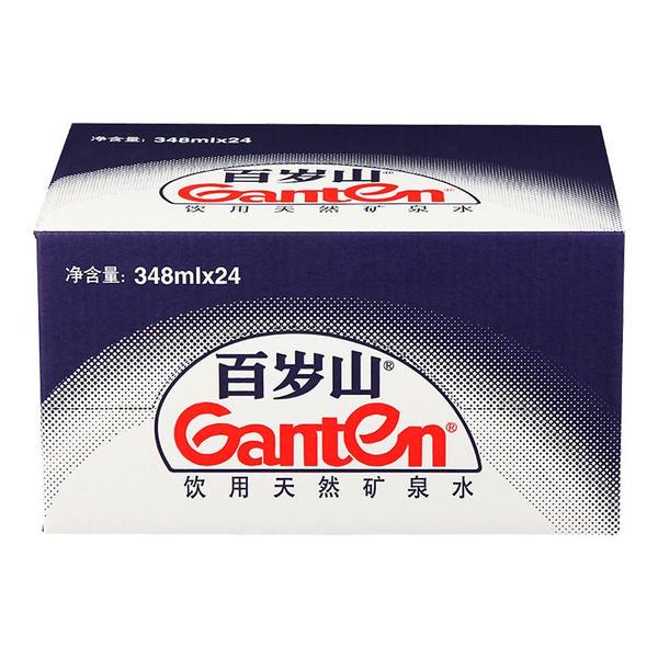 景田百岁山饮用天然矿泉水8352ml(348ml*24瓶)