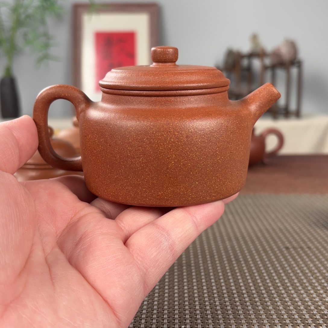 紫砂茶壶黄龙山原矿紫砂壶200