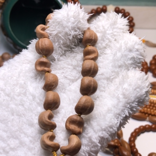 橄榄核吊坠1.2+原皮手串