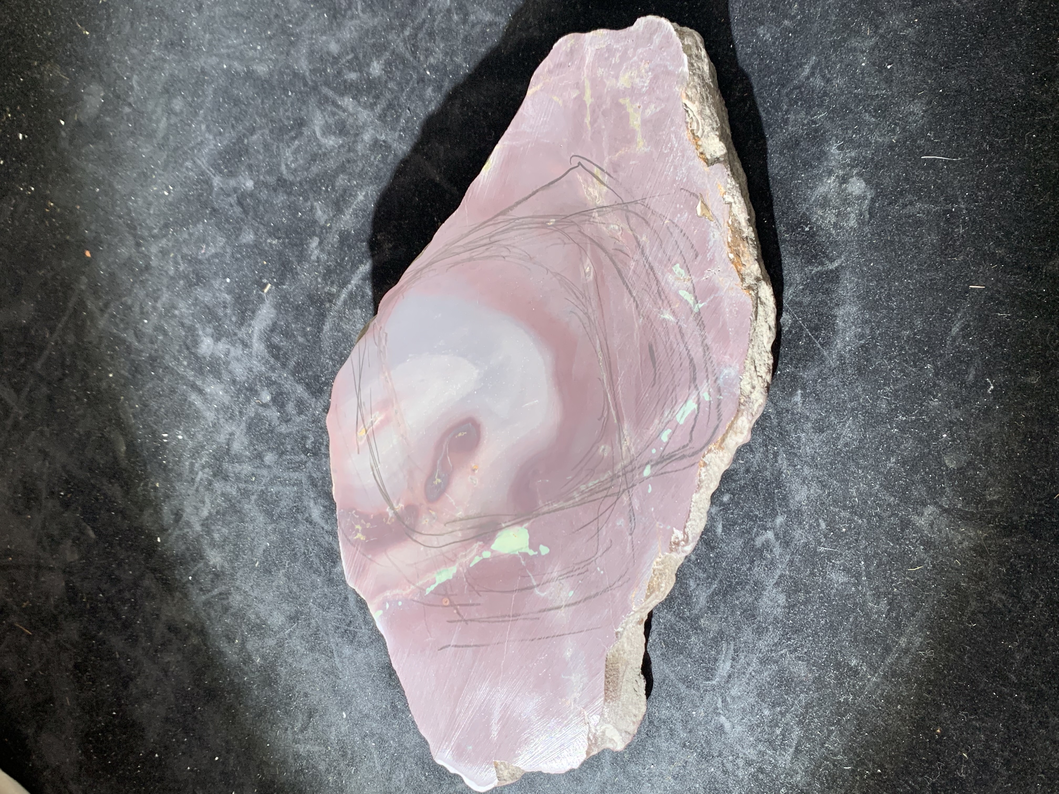 肇庆端砚台，坑仔岩原石