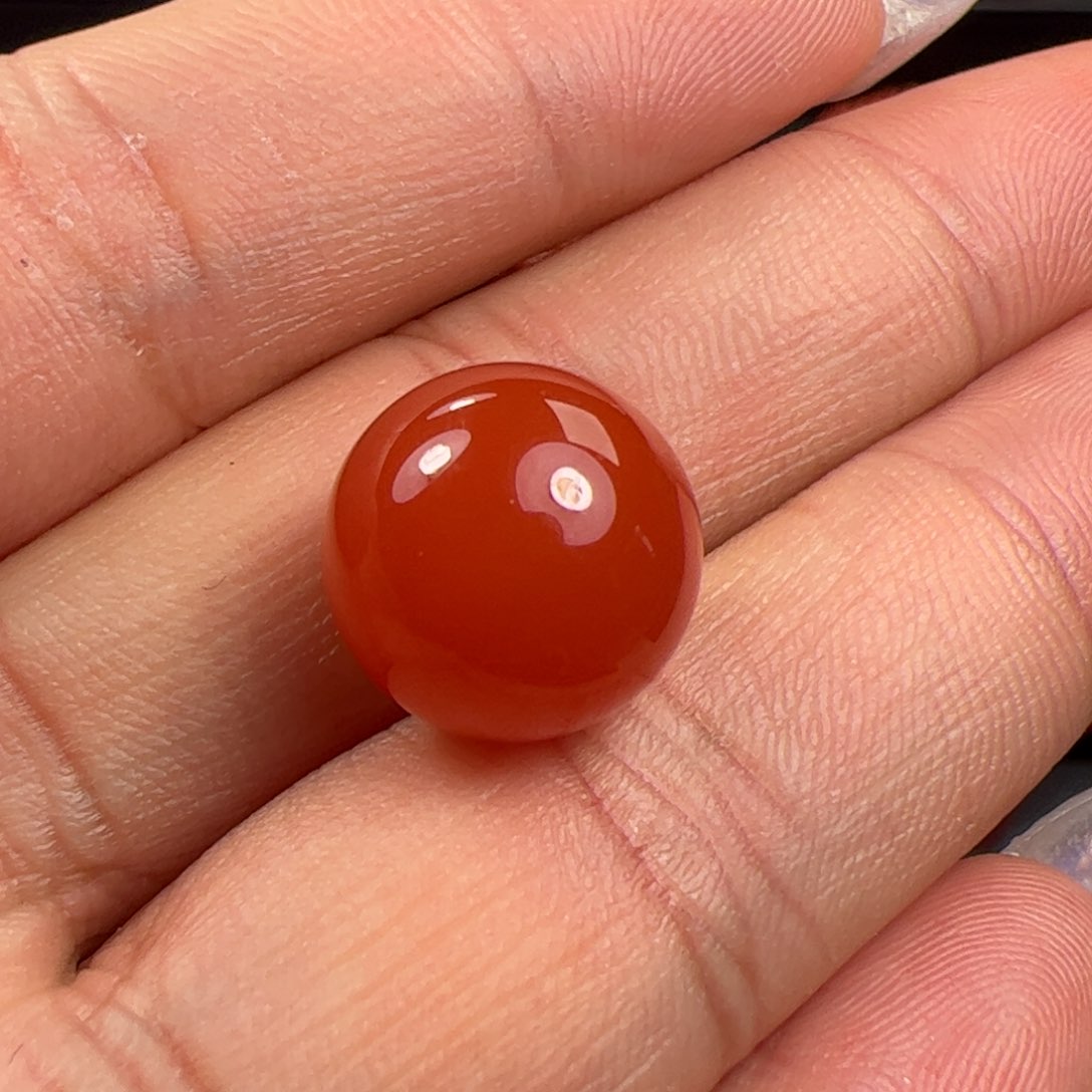 南红玛瑙珠子未镶嵌岑*姐