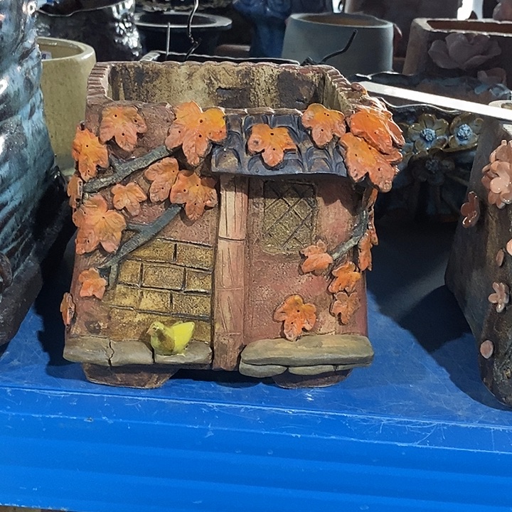 微瑕12 号陶然花器手工花盆