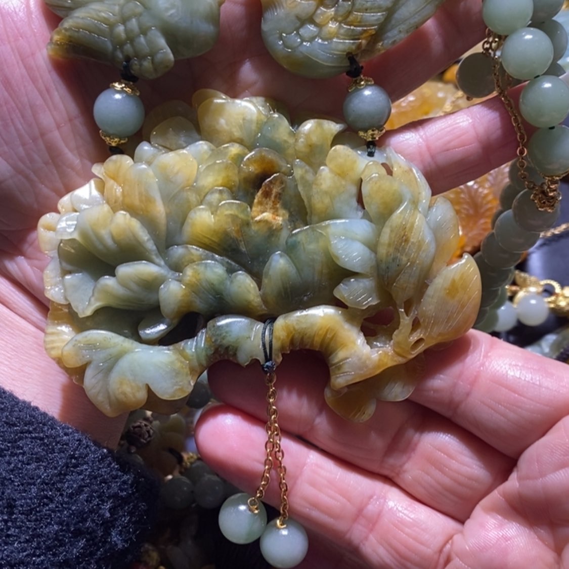 【闪购商品】岫玉毛衣链未镶嵌