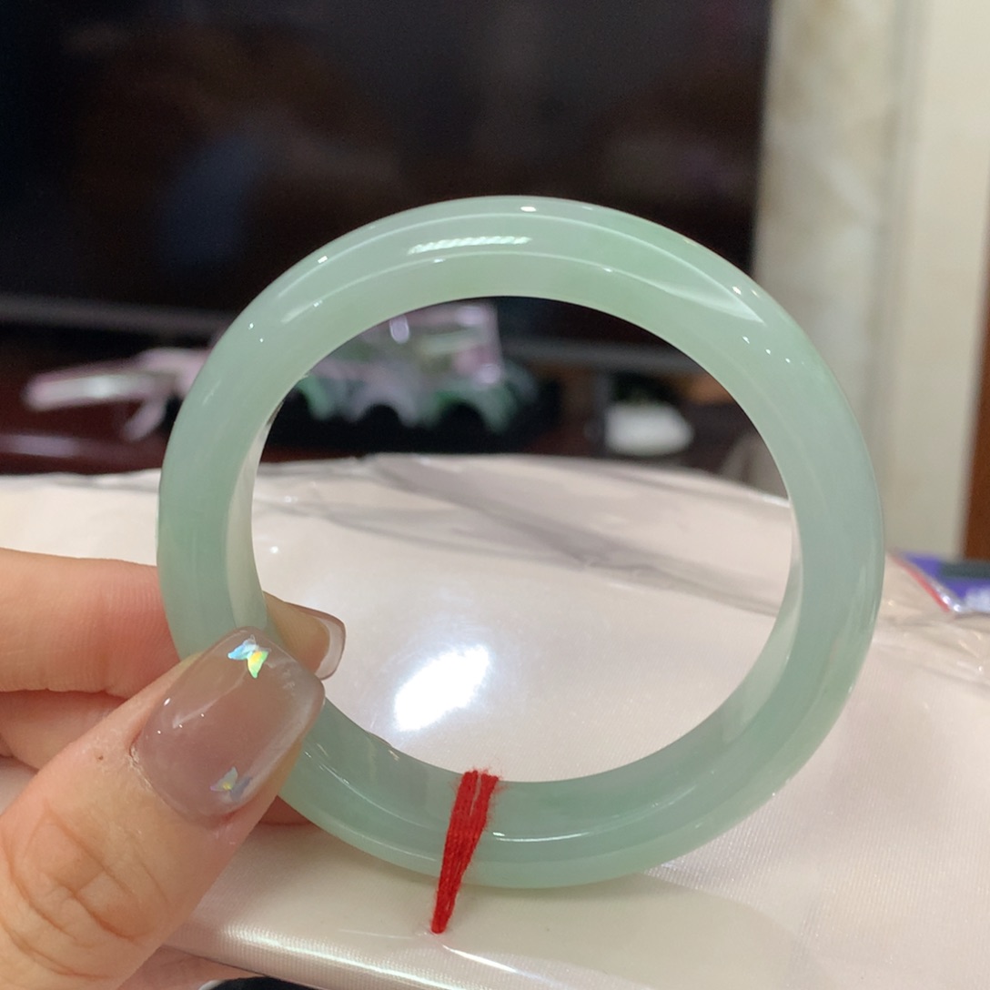 未镶嵌手镯翡翠完美者慎拍三天鉴赏期圈口54.8