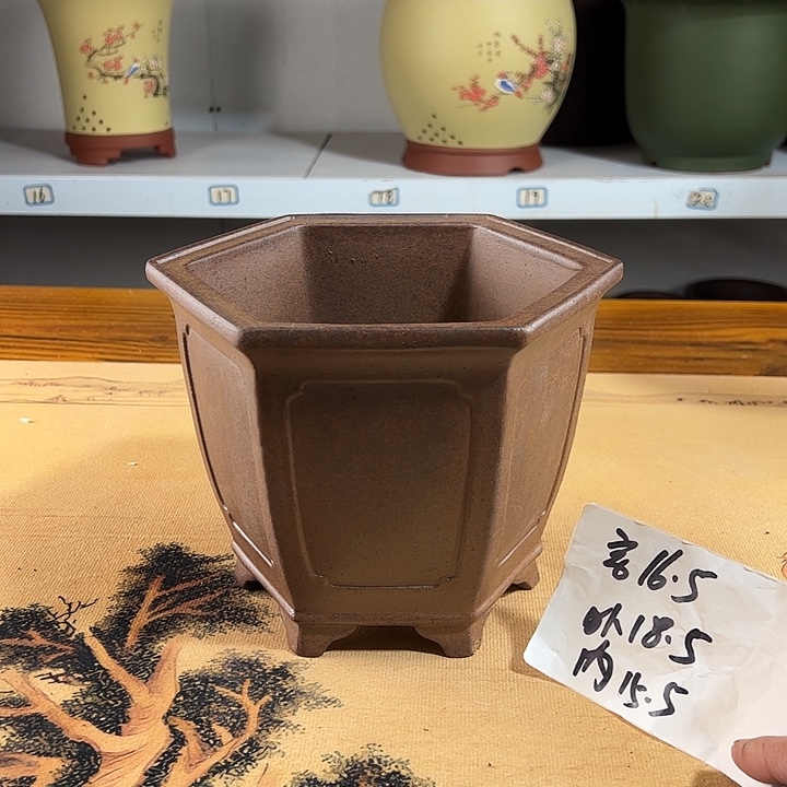 紫砂花盆紫砂兰花盆68