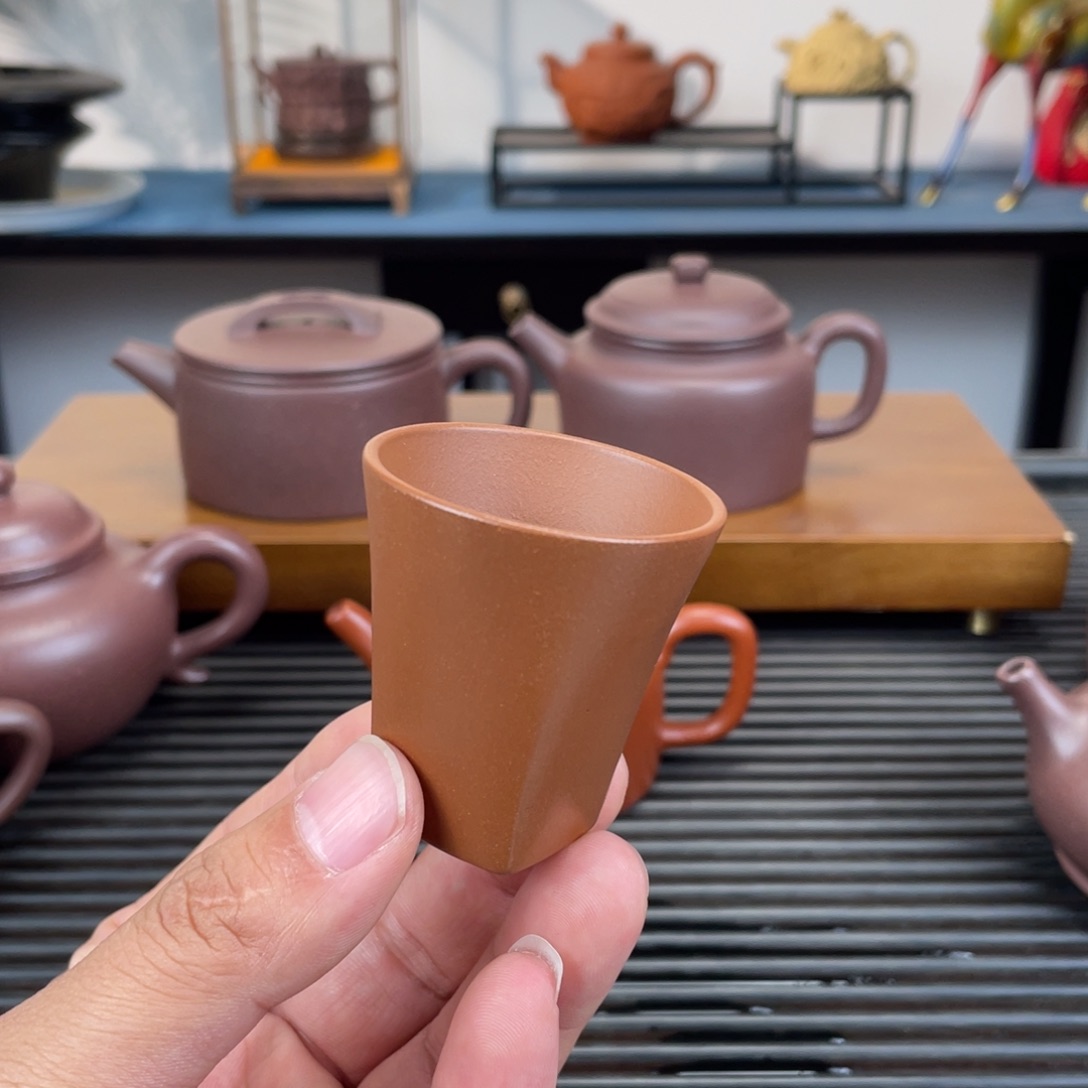 阿***哥紫砂茶壶台西紫泥闻香杯