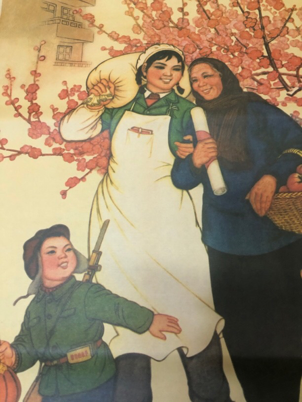 印刷宣传纸画，尺寸：75*52