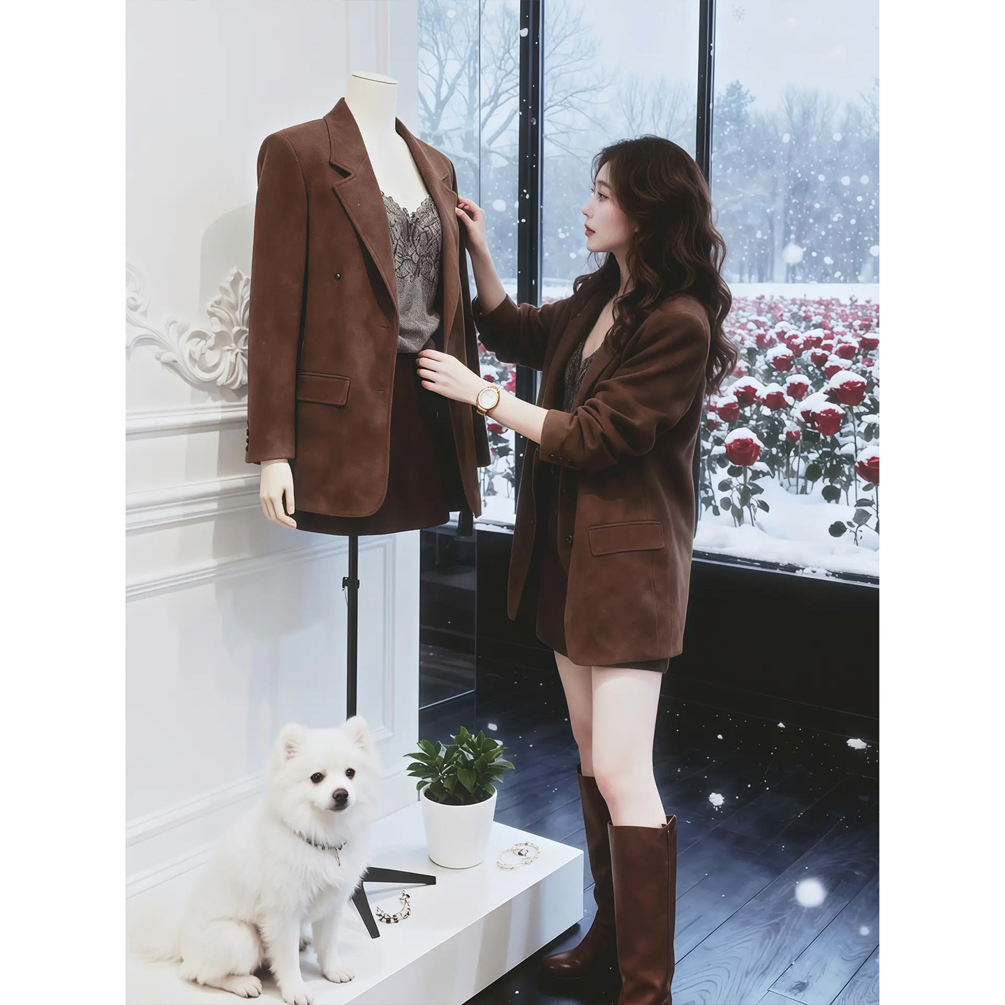 2026春秋新款韩版宽松显瘦百搭西装外套女休闲时尚气质西服上衣潮