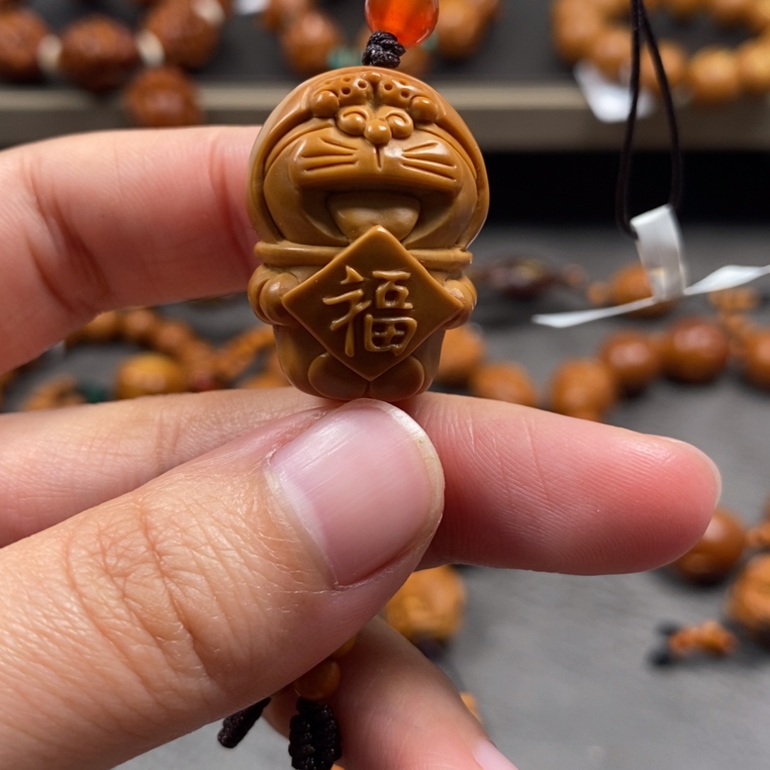 橄榄核手串/手链机器猫单子
