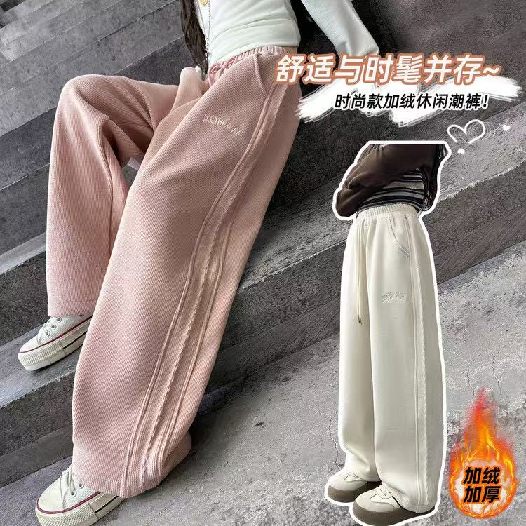 舒服与时髦并存加绒裤248