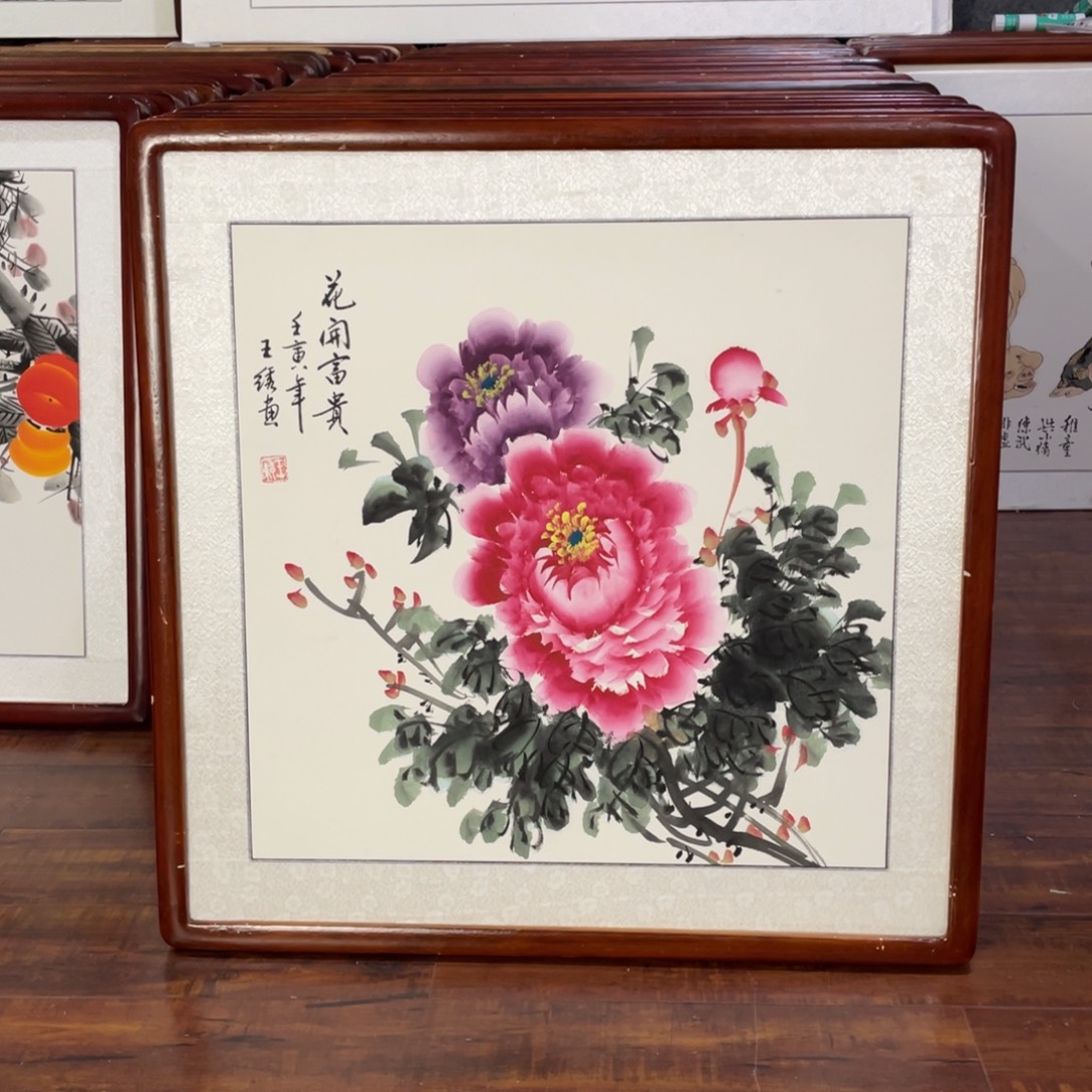 国画带框尺寸63*63厘米