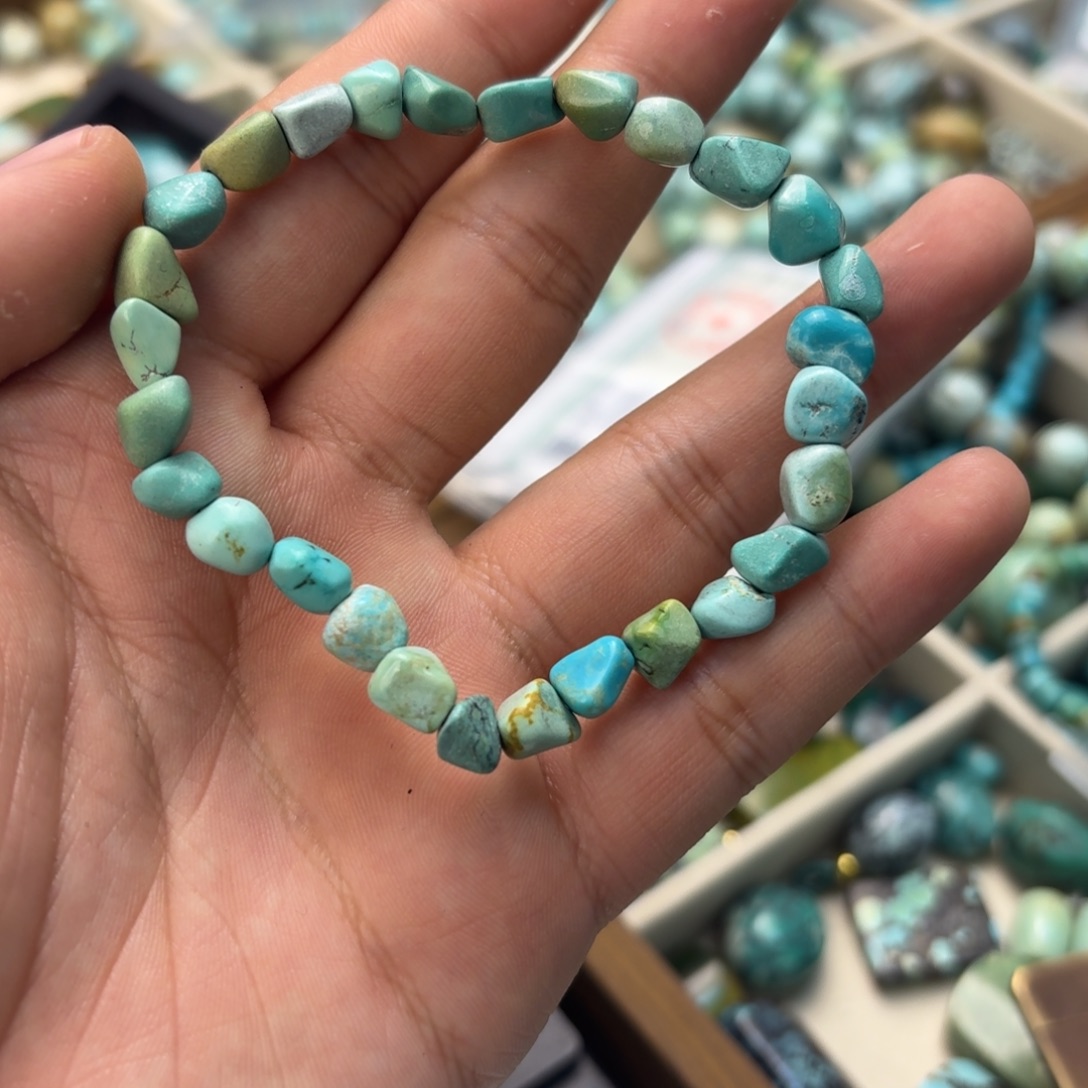 南红玛瑙未镶嵌绿松石