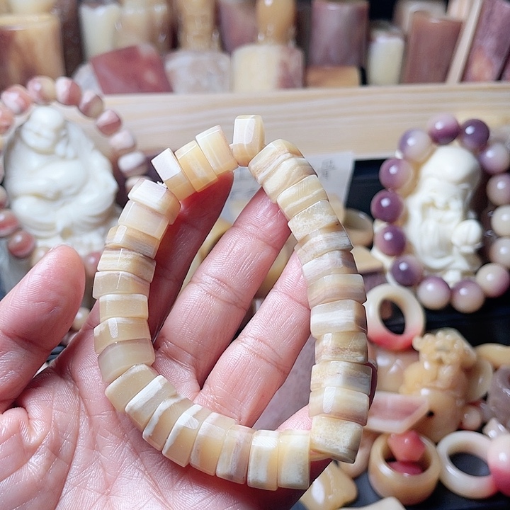 驼骨手串/手链路***乙驼骨方块