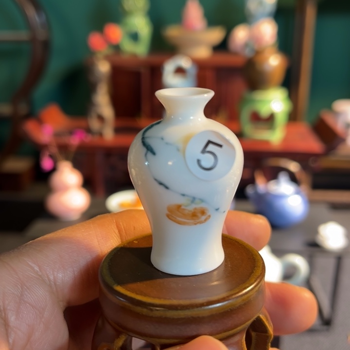 摆件微陶老王迷你好瓶