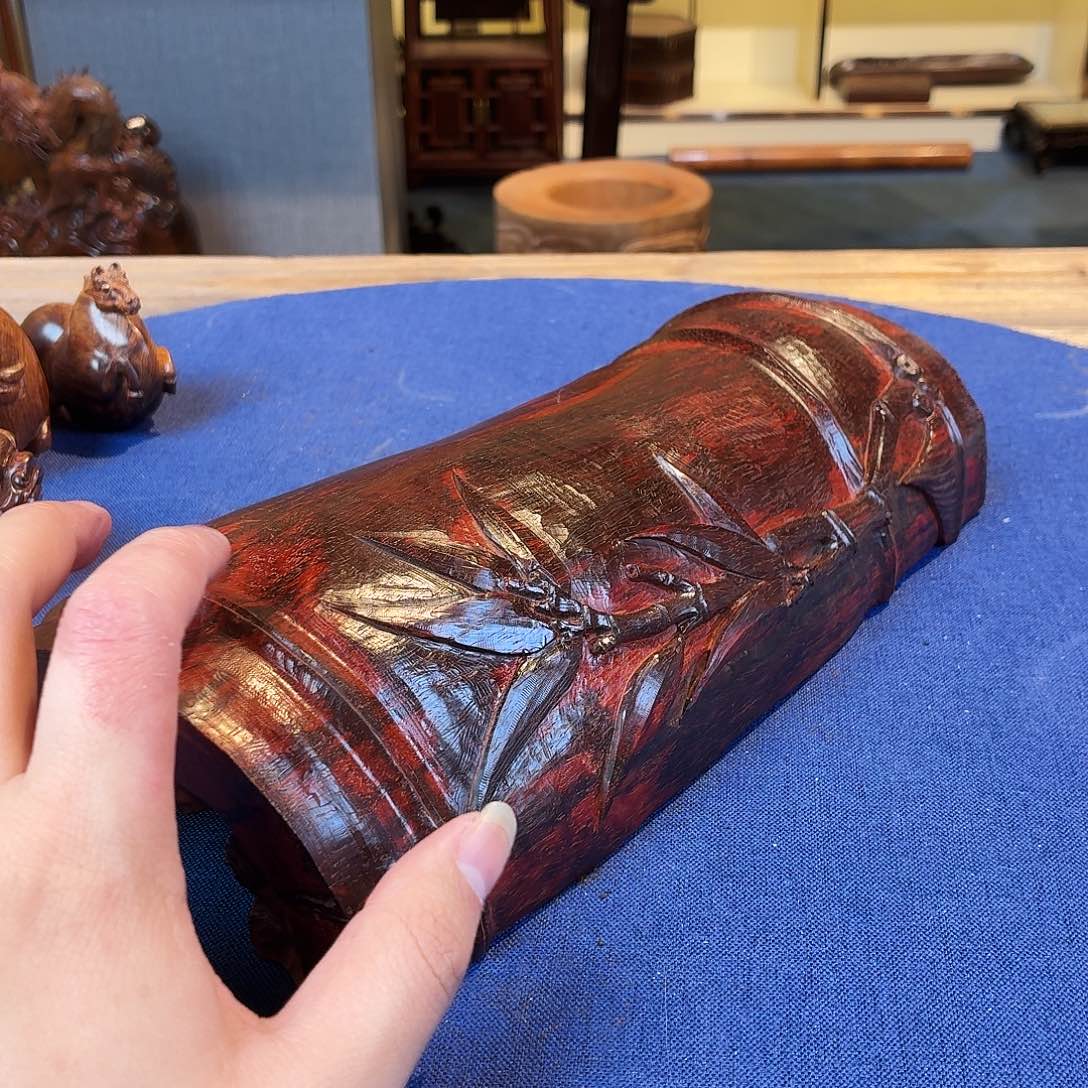 逍***游紫檀木类端景台紫檀